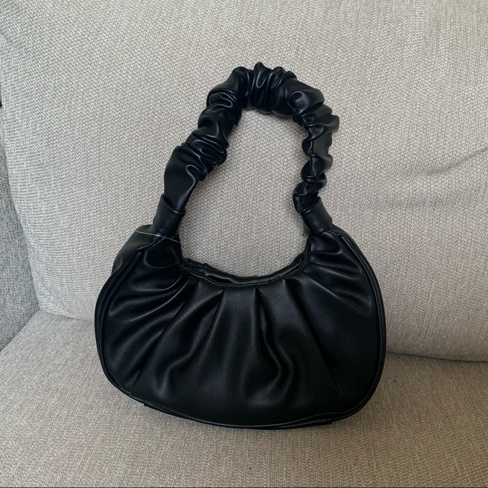 Small black shoulder bag